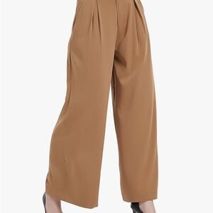 Brown Wide-Leg Trousers